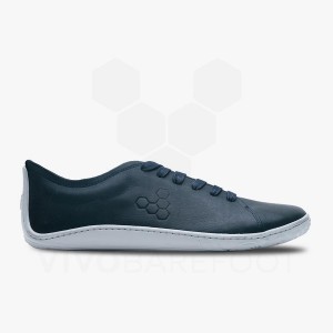 Vivobarefoot Addis Lifestyle Skor Herr Marinblå | SE126QC