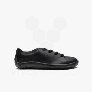 Vivobarefoot Addis School Skor Barn Obsidian | SE379XG