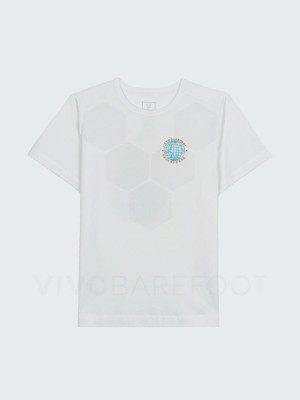Vivobarefoot Finisterre Sport T-shirt Dam Vita | SE336OB
