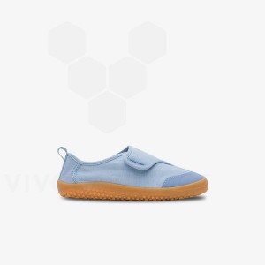 Vivobarefoot Gaia Preschool Skor Barn Blå | SE385RX