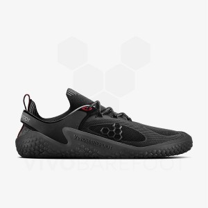 Vivobarefoot Motus Strength JJF Stabila Löparskor Herr Obsidian Mörkgrå | SE061DO