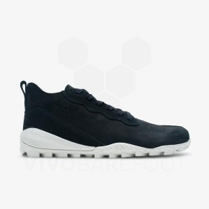 Vivobarefoot Novus Mid Vandringsskor Herr Obsidian | SE038AS