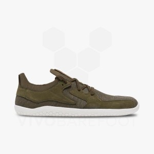 Vivobarefoot Primus Asana II Lifestyle Skor Herr Olivgröna | SE136GY