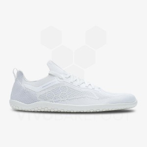 Vivobarefoot Primus Lite Knit Träningsskor Dam Vita | SE257PV