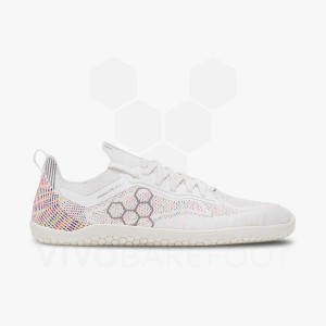 Vivobarefoot Primus Lite Knit Träningsskor Herr Vita | SE099RX