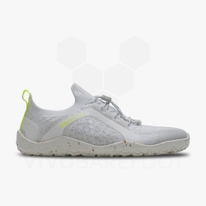 Vivobarefoot Primus Trail Knit FG Träningsskor Dam Vita | SE277VJ
