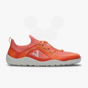 Vivobarefoot Primus Trail Knit FG Träningsskor Dam Röda | SE279TL