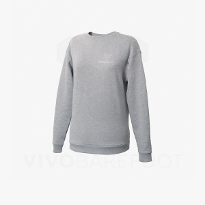 Vivobarefoot Rapanui Sport Sweatshirt Dam Grå | SE350AS
