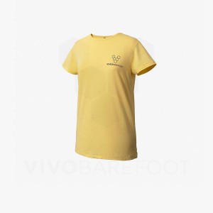 Vivobarefoot Rapanui Sport T-shirt Herr Gula | SE166CP
