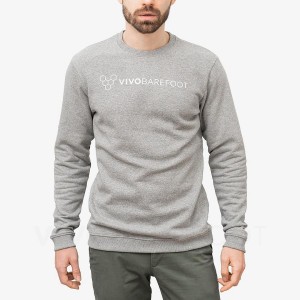 Vivobarefoot Rapanui Sweatshirt Herr Grå | SE168AS