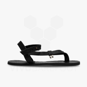 Vivobarefoot San-Dal II Unisex Lifestyle Skor Dam Obsidian | SE313LQ