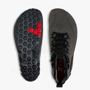 Vivobarefoot Tracker Decon FG2 JJF Vandringsskor Dam Obsidian Mörkgrå | SE190EI
