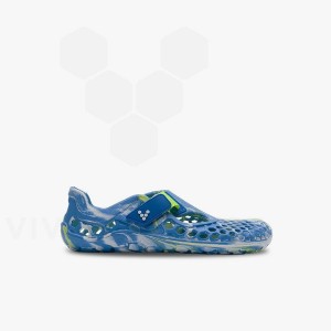 Vivobarefoot Ultra Bloom Skor Barn Blå Ljusturkos | SE393JE