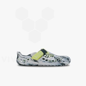 Vivobarefoot Ultra Bloom Skor Barn Obsidian Vita | SE391LQ